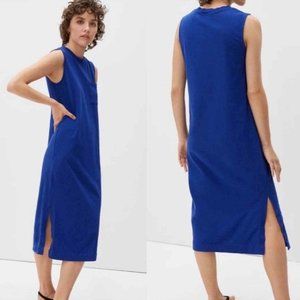 Everlane The Long Weekend Side Slit Blue XL